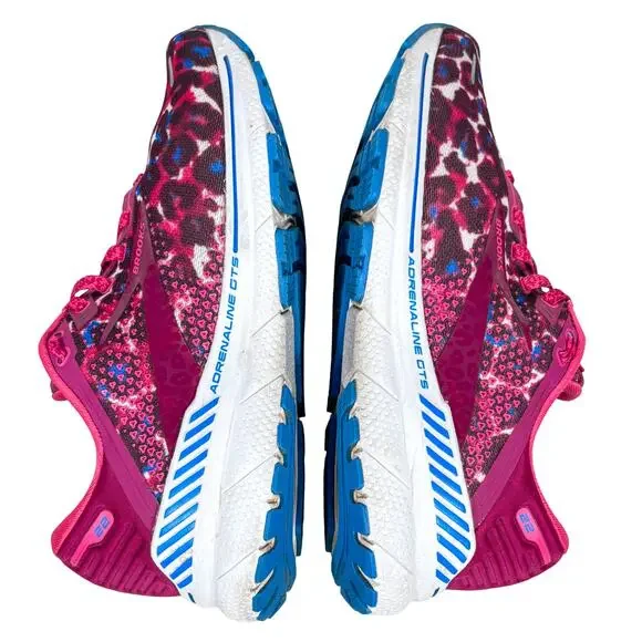 Brooks Women's Adrenaline GTS 22 Cheetah Running Shoes, Comfort Fitness | 10 - Picture 6 of 11